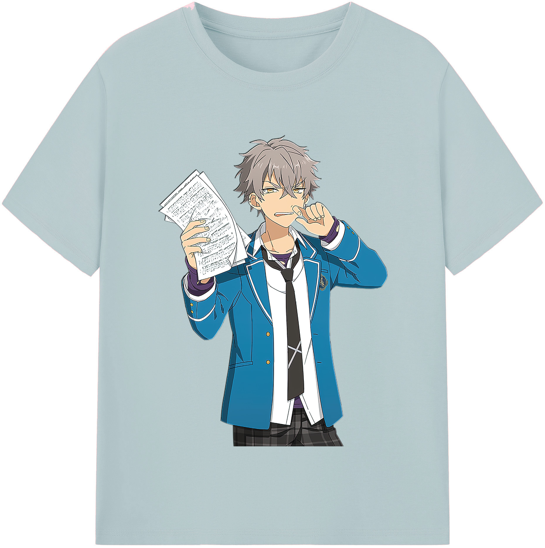 （画像用） あんさんぶるスターズ! Ensemble Stars 綿100％半袖Tシャツ（フロントプリント）